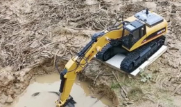 挖掘机视频,高效施工的钢铁巨兽风采